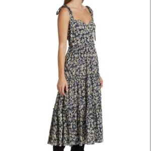 Westside Rory Thai shoulder floral, midi dress